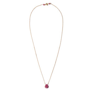 Collana goccia rossa
