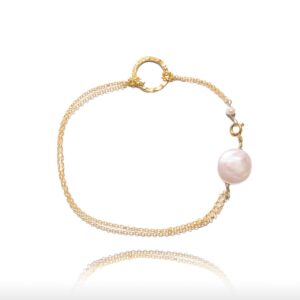 Bracciale perla e cerchio