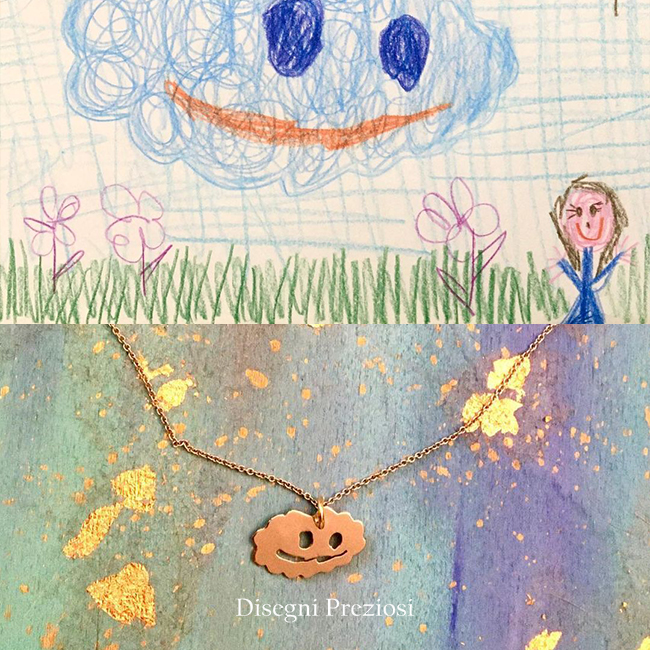 Ciondolo Collana Sorriso Disegni Preziosi