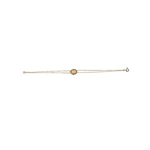Bracciale oro giallo e topazio giallo