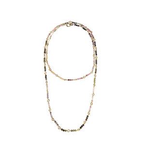 Collana tormaline colorate
