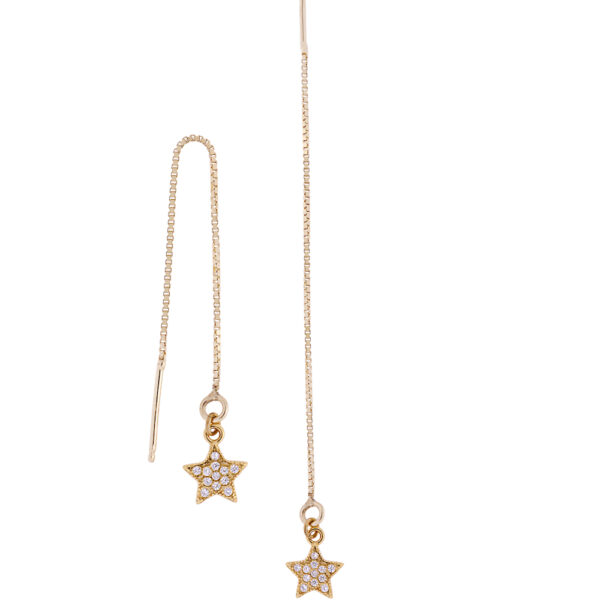 Star rise and fall earrings